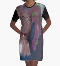 Cyclops Girl, from Mickeys Art And Design.Biz Graphic T-Shirt Dress