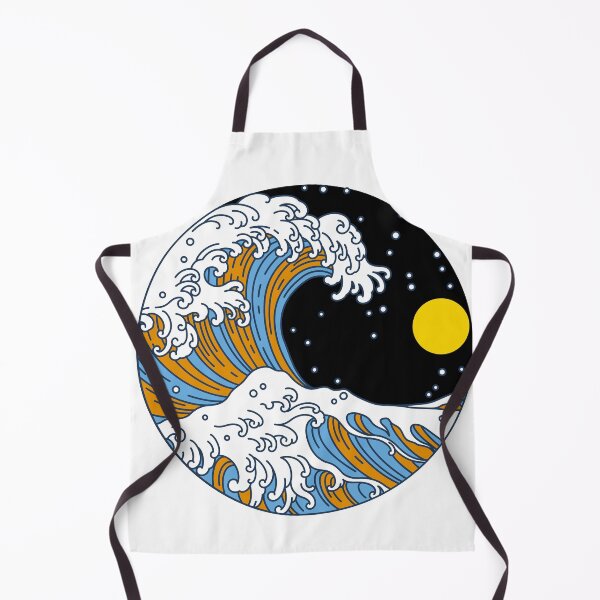 Item preview, Circular Japanese Aro Ace Wave. Aroace Pride designed and sold by Subtle Pride Shop.