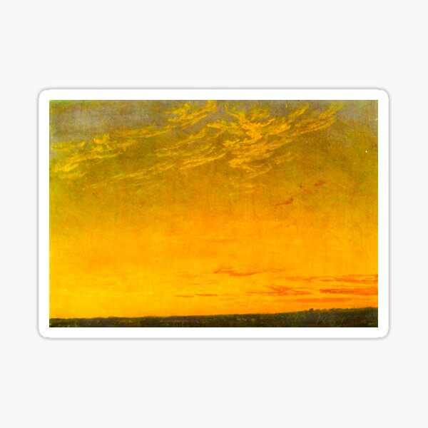 Artikel-Vorschau von HD Caspar David Friedrich - Evening 1824, designt und verkauft von gologodesigns.
