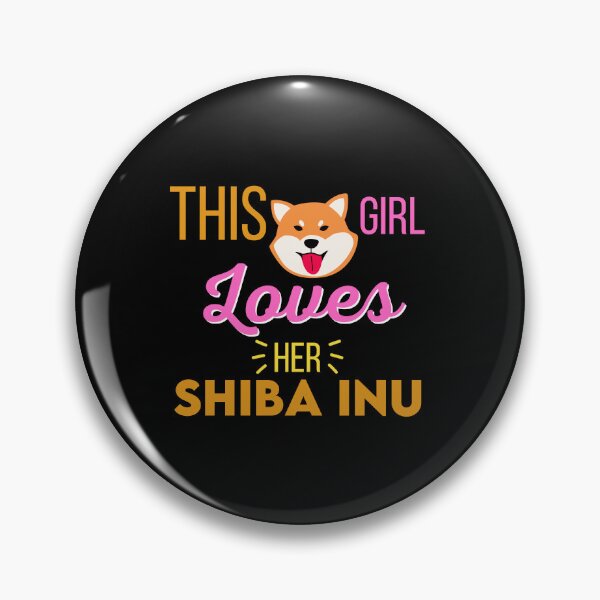 Item preview, This Girl Loves her Shiba Ino Crypto designed and sold by WaguinhoTex.