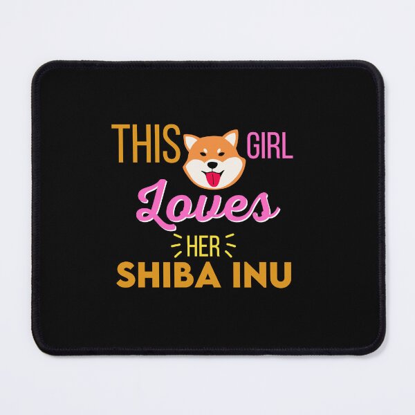 Item preview, This Girl Loves her Shiba Ino Crypto designed and sold by WaguinhoTex.