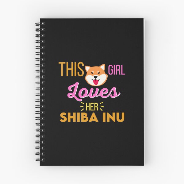 Artikelvorschau, Dieses Mädchen liebt ihren Shiba Ino Crypto entworfen und verkauft von WaguinhoTex.
