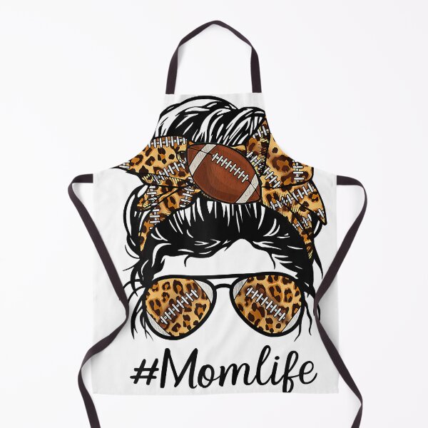 Item preview, Football Mom Life Messy Bun Mothers Day Leopard Football Mom designed and sold by SethFrancis37.