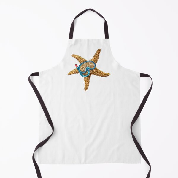 Item preview, Snorkeling starfish (white) designed and sold by Madame Memento.