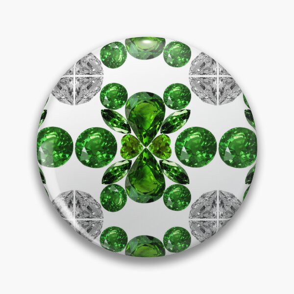 Item preview, Emerald Diamond Gemstone Art Green designed and sold by DigitalGemArt.