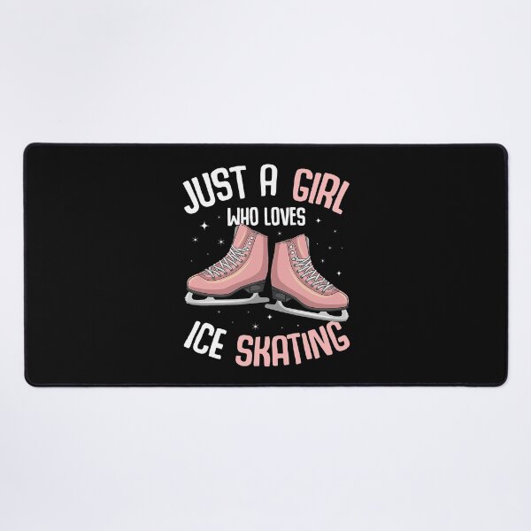 Item preview, Just A Girl Who Loves Ice Skating Figure Skater designed and sold by tamara-art.