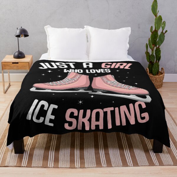 Item preview, Just A Girl Who Loves Ice Skating Figure Skater designed and sold by tamara-art.