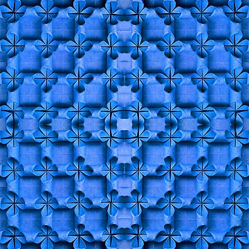 Artwork thumbnail, Abstract pattern based on origami figures by Meo Design