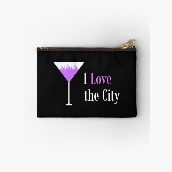 Item preview, I Love the City Purple Cityscape Martini Glass designed and sold by BrianSmith84.