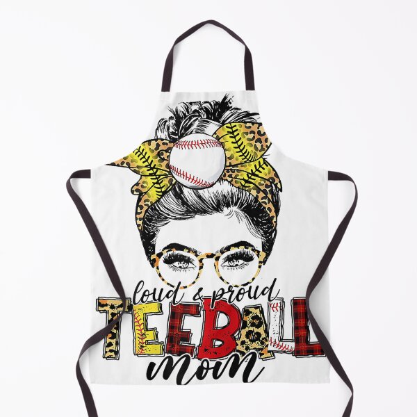 Item preview, Teeball mom Leopard Ball Mom messy hair bun Mother's Day designed and sold by SethFrancis37.