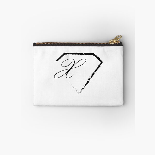 Item preview, X letter monogram initial diamond black designed and sold by mixtape80.