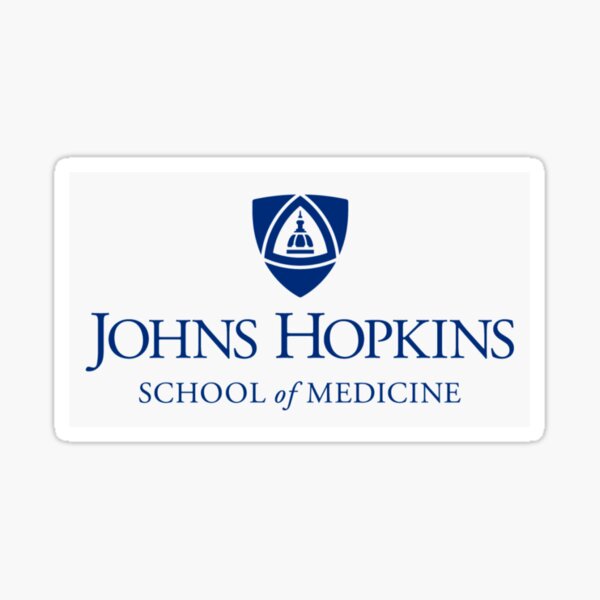 "Johns Hopkins School of Medicine" Sticker by juliamed Redbubble