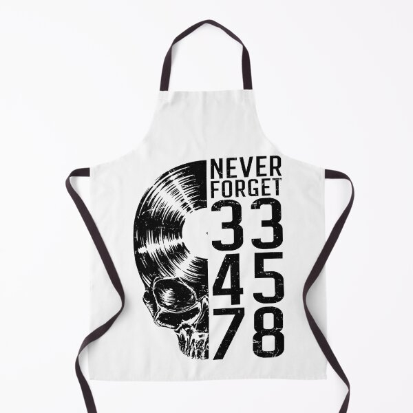 Item preview, Never Forget 33 45 78 RPM Vinyl Record Lover Gothic Skull designed and sold by GrandeDuc.