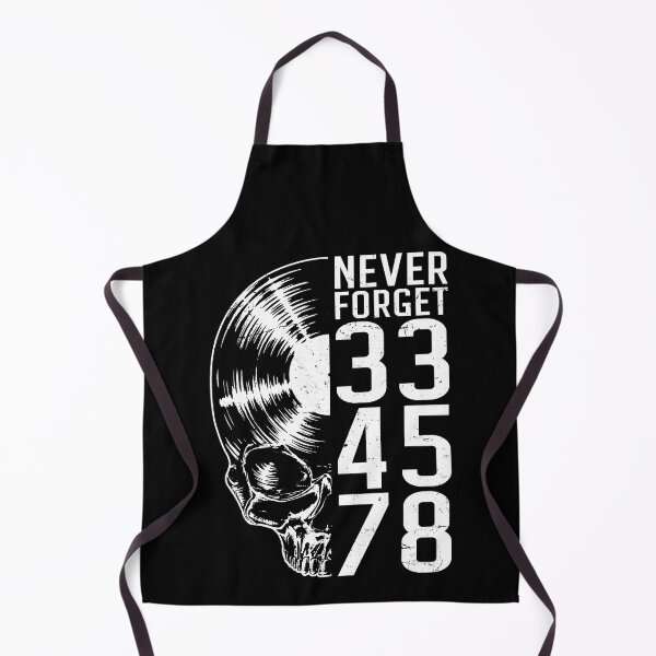 Item preview, Never Forget 33 45 78 RPM Vinyl Record Lover Gothic Skull designed and sold by GrandeDuc.