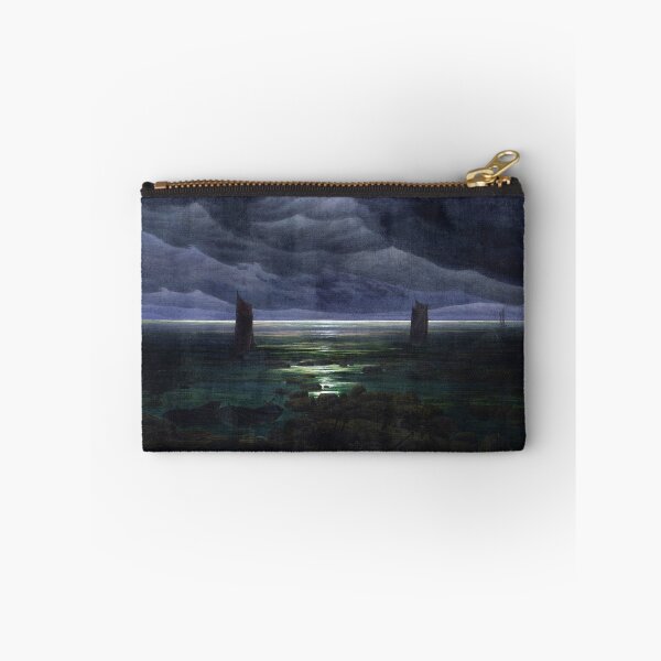 Item preview, HD Caspar David Friedrich - Sea Shore in Moonlight 1835 - 1836 designed and sold by Go Logo Designs.