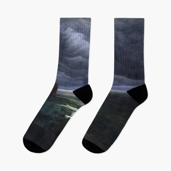 Item preview, HD Caspar David Friedrich - Sea Shore in Moonlight 1835 - 1836 designed and sold by Go Logo Designs.