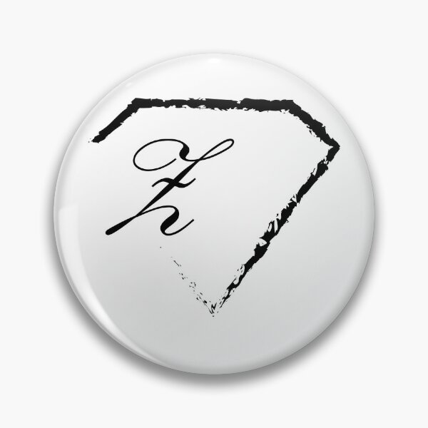Item preview, X letter monogram initial diamond black designed and sold by mixtape80.