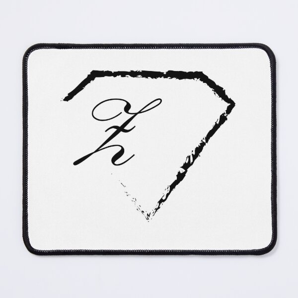 Item preview, X letter monogram initial diamond black designed and sold by mixtape80.