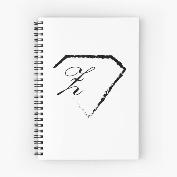 Item preview, X letter monogram initial diamond black designed and sold by mixtape80.