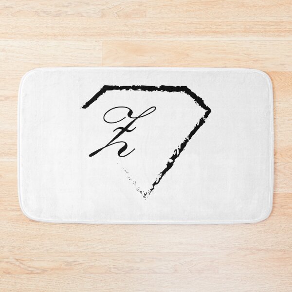 Item preview, X letter monogram initial diamond black designed and sold by mixtape80.