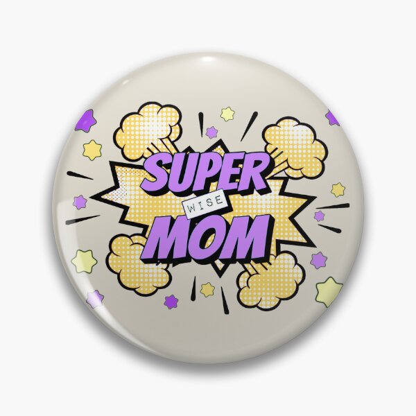 Item preview, Colorful Comic Book Super Wise Mom, Great Design For Wise Moms, Perfect For Mother's Day designed and sold by TrulyEpoque.