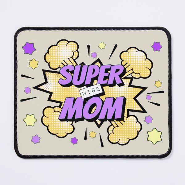 Item preview, Colorful Comic Book Super Wise Mom, Great Design For Wise Moms, Perfect For Mother's Day designed and sold by TrulyEpoque.