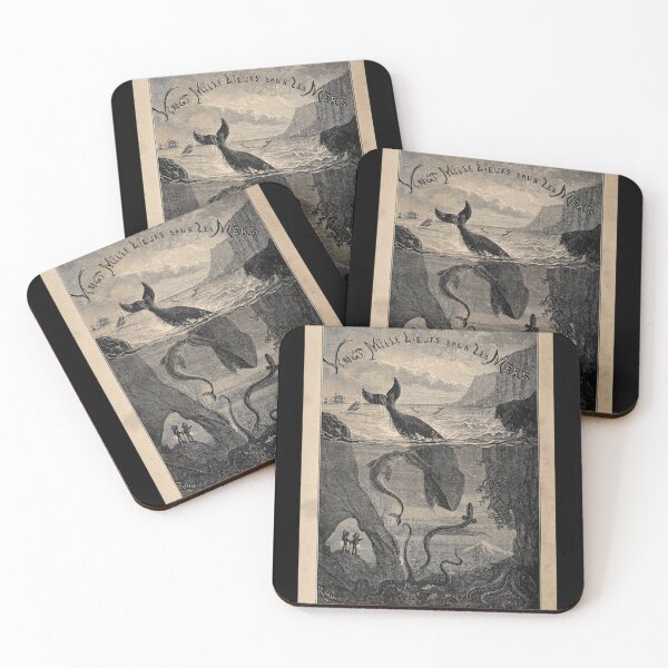 Item preview, 20,000 Leagues Under the Sea, Frontispiece 1871 Classic . designed and sold by dericoyotelg.