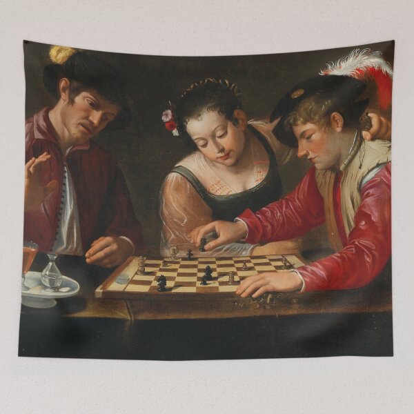 Item preview, Chess Game - Vintage Art designed and sold by RickE.
