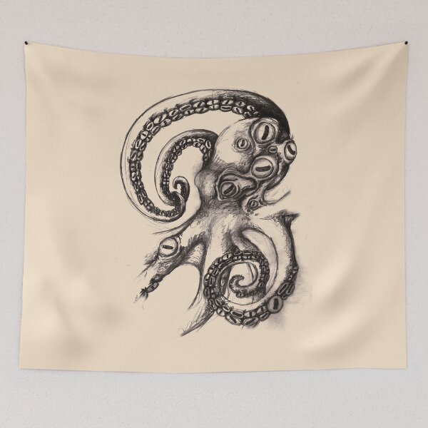 Item preview, Ancient Octopus designed and sold by The Stag's Head Studio.