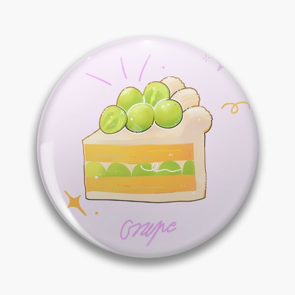 Item preview, Green grape cake slice designed and sold by Cholaya.
