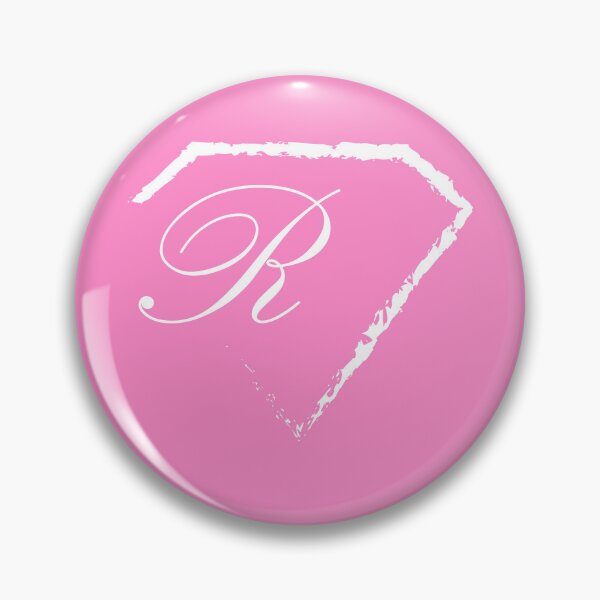 Item preview, R letter monogram initial diamond white designed and sold by mixtape80.