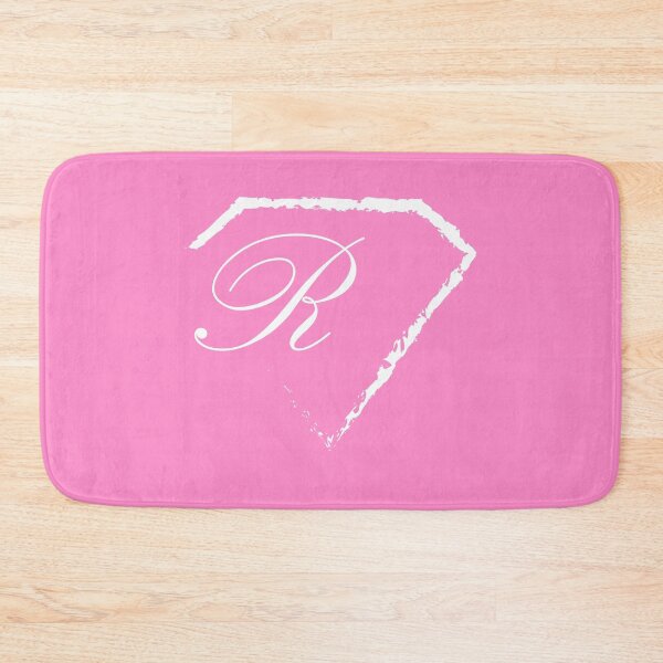 Item preview, R letter monogram initial diamond white designed and sold by mixtape80.