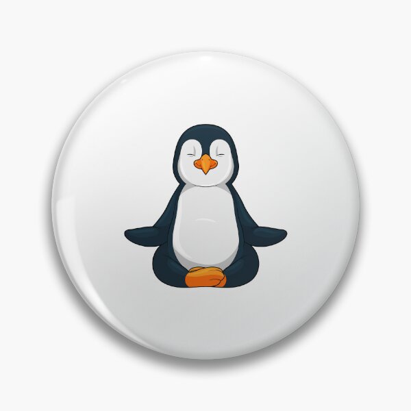 Artikelvorschau, Pinguin beim Yoga Fitness im Sitzen entworfen und verkauft von Snabdesign84.