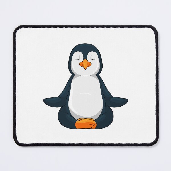 Item preview, Penguin at Yoga Fitness in Sitting designed and sold by Snabdesign84.