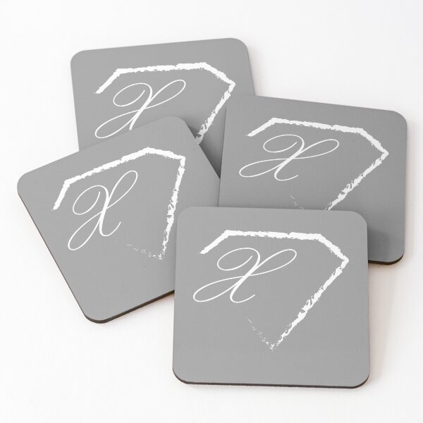 Item preview, X letter monogram initial diamond white designed and sold by mixtape80.