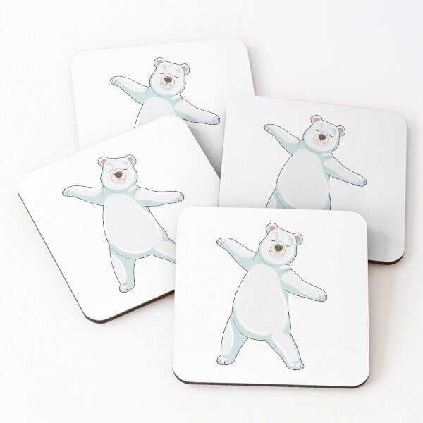 Item preview, Polar bear at Yoga Fitness in Standing designed and sold by Snabdesign84.