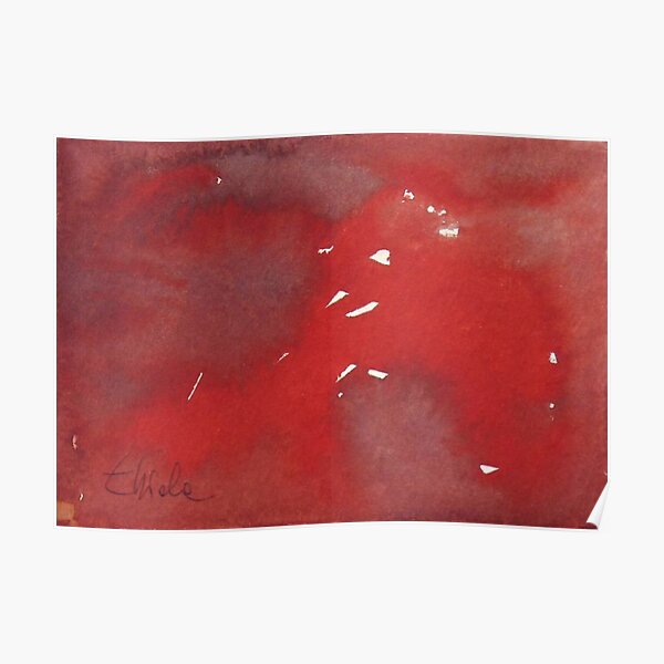Capricorn. Watercolor Star Sign. Poster