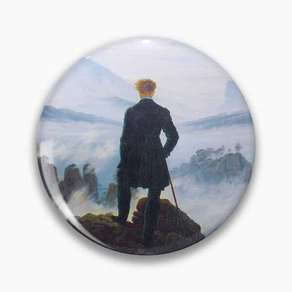 Item preview, HD Caspar David Friedrich - Wanderer 1817 designed and sold by Go Logo Designs.