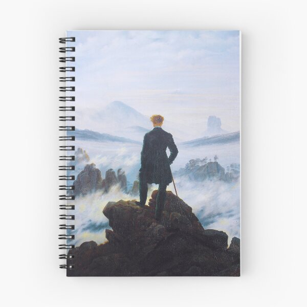Item preview, HD Caspar David Friedrich - Wanderer 1817 designed and sold by Go Logo Designs.