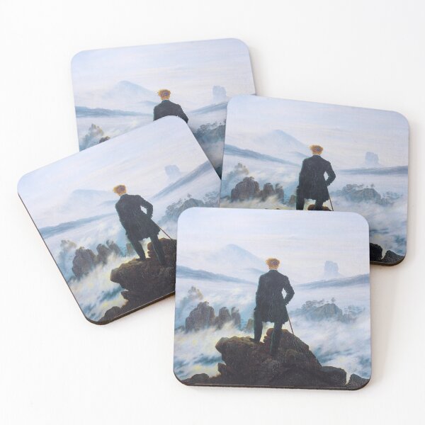Item preview, HD Caspar David Friedrich - Wanderer 1817 designed and sold by Go Logo Designs.
