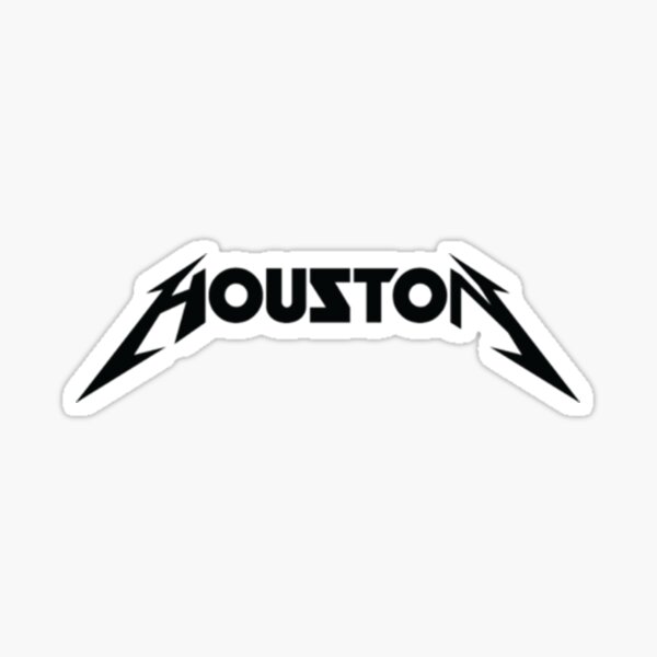 Item preview, Houston Metallic Black designed and sold by almosthillwood.