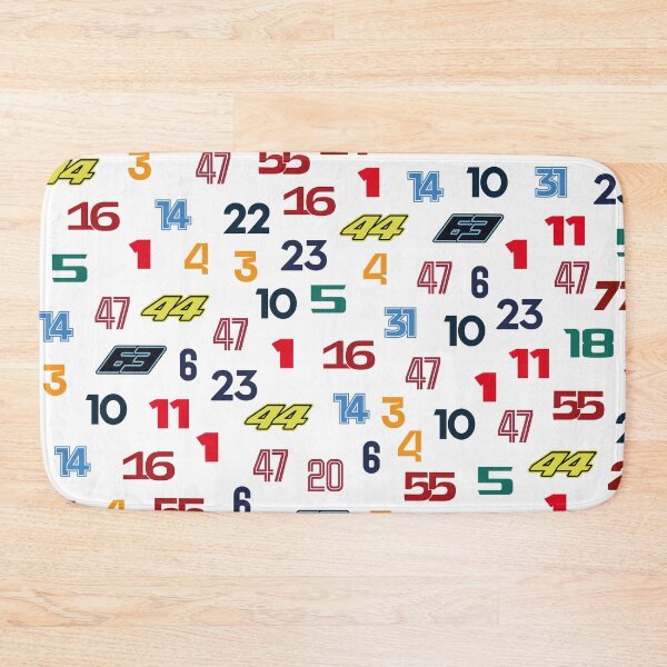 Item preview, Drivers Numbers Pattern - 2022 Season designed and sold by FilipeFerreira.