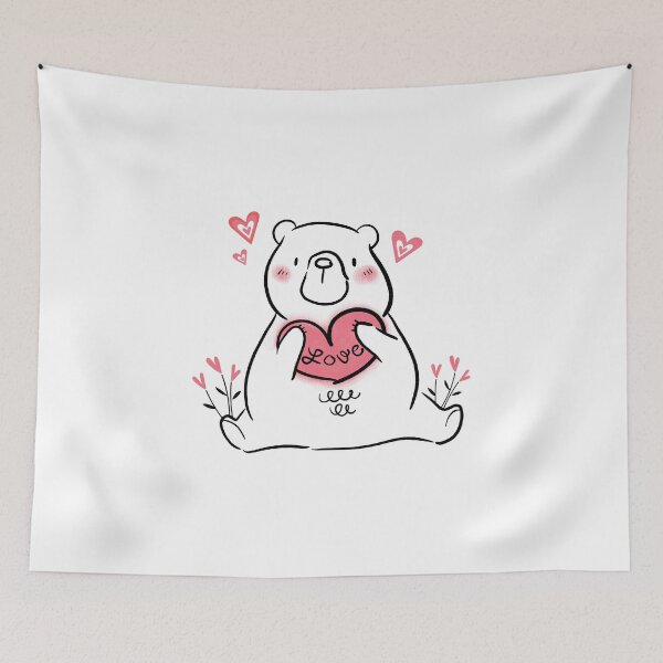 Item preview, The lovely cute bear - Cute bear designed and sold by Mount Rock.