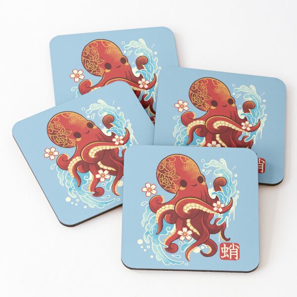 Item preview, Japanese octopus kawaii designed and sold by NemiMakeit.