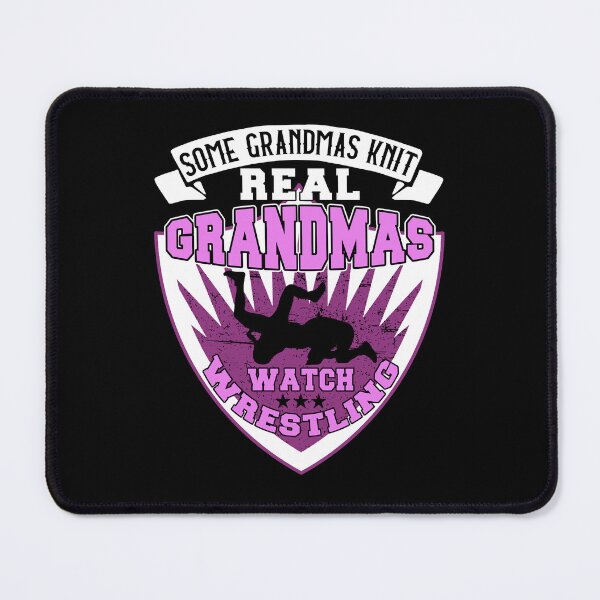 Item preview, Some Grandmas Knit Real Grandmas Watch Wrestling designed and sold by rileyamiy.