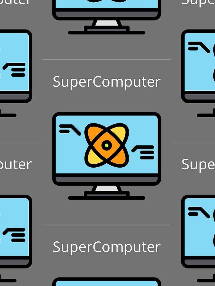 Thumbnail 3 of 3, Scarf, Super Computer designed and sold by UpcomingTech.