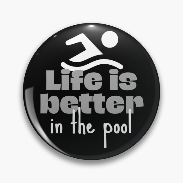 Artikelvorschau, Schwimmen: Das Leben ist besser im Pool entworfen und verkauft von TheGreenGoat.