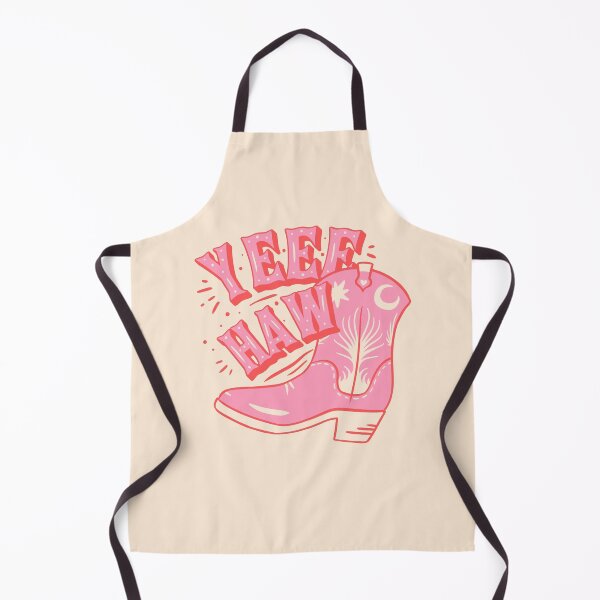 Item preview, YEEHAW | Pink Cowboy Space Cowgirl Rodeo Boot Preppy Aesthetic | HOWDY Y'ALL | White Background designed and sold by PEARROT.