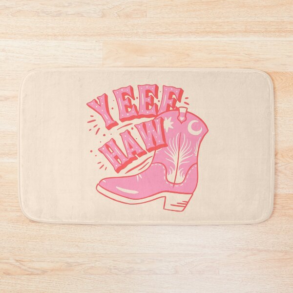 Item preview, YEEHAW | Pink Cowboy Space Cowgirl Rodeo Boot Preppy Aesthetic | HOWDY Y'ALL | White Background designed and sold by PEARROT.