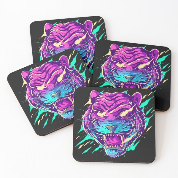 Item preview, Retro Love Tiger Blur designed and sold by machmigo.